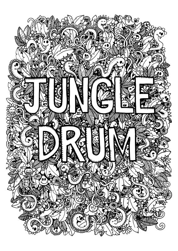 Jungle Drum, illustration par Noëmie Le Crom