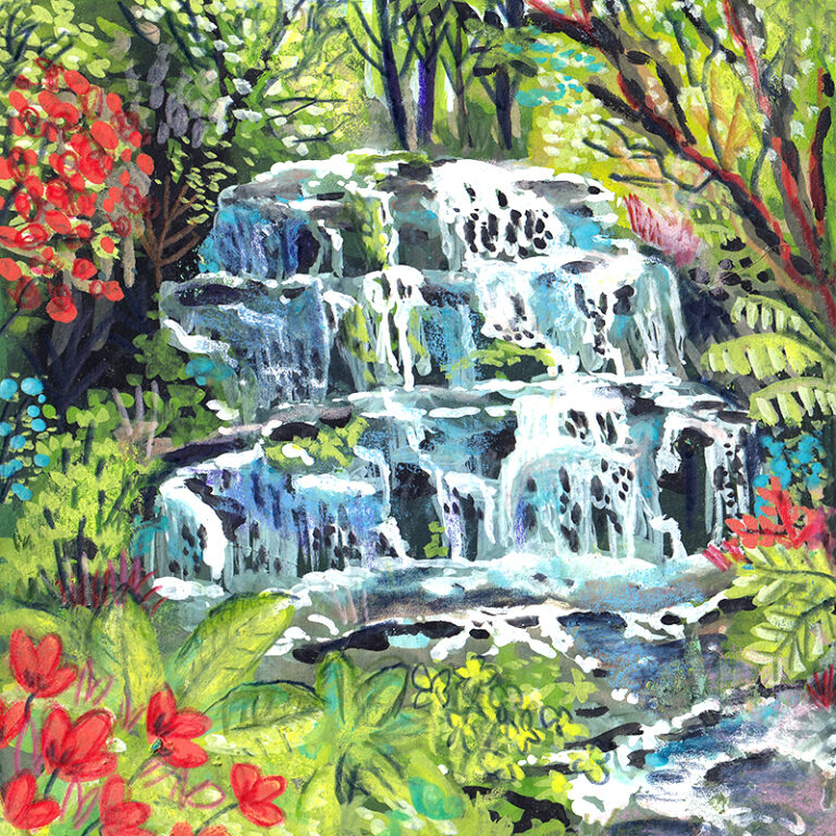 Les chutes Purakaunui